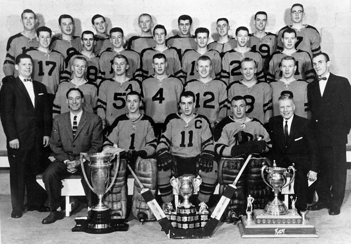 1958/59 WINNIPEG BRAVES  Manitoba Hockey Hall of Fame